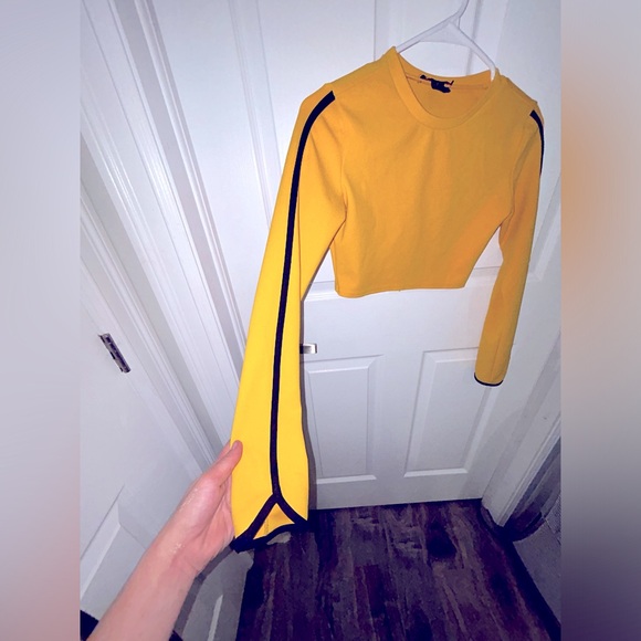 Yellow and black long sleeve shirt ( Urban Planet) - Picture 1 of 5